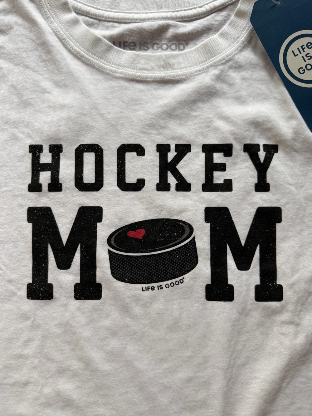 NEW Women’s Hockey Mom Short Sleeve Crusher Boxy Tee